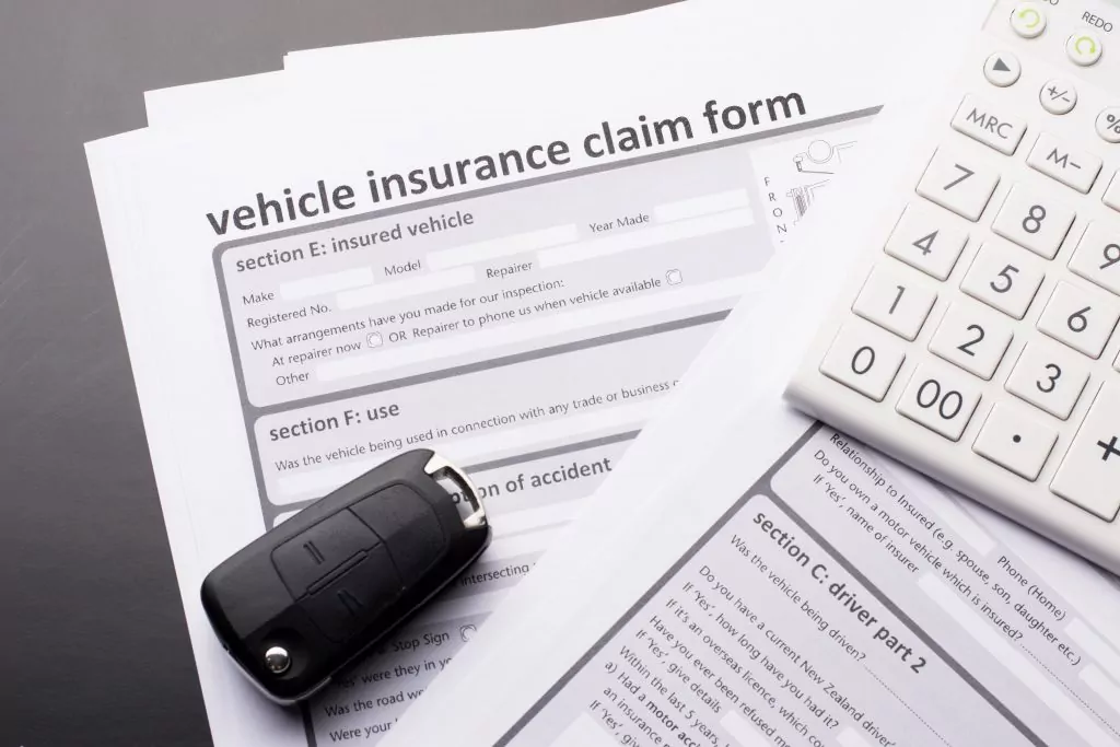 car insurance vehicle claim